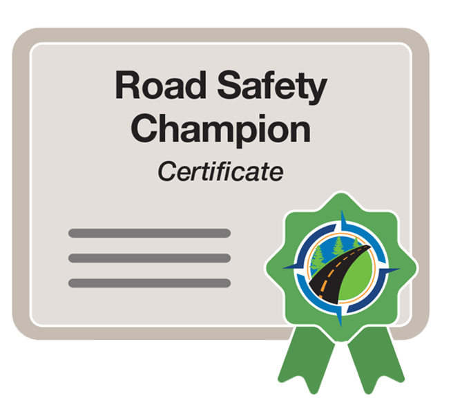 Road safety champion program