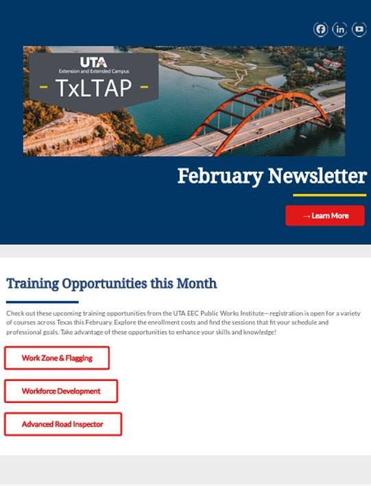 monthly newsletter